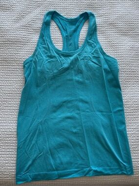 Lulu Lemon Teal Racerback Tank Top